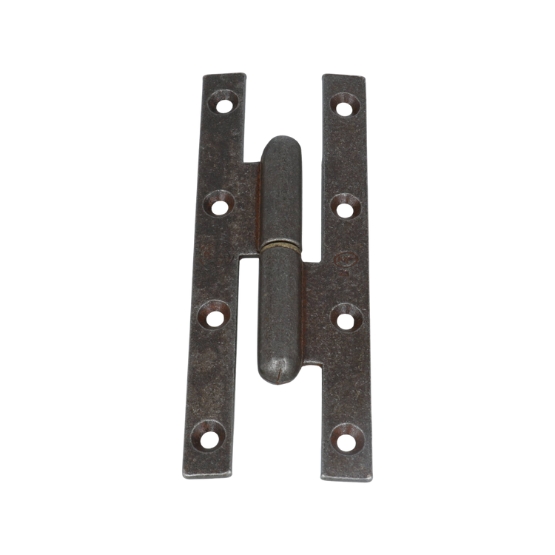 Deurpaumelle links 160 x 60 mm, ijzer geroest - Afbeelding 2