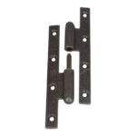 Deurpaumelle Rechts 160 x 60 mm, ijzer geroest