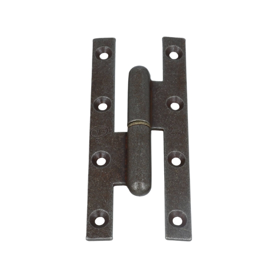 Deurpaumelle rechts 140x60 mm ijzer geroest - Afbeelding 2