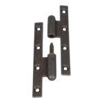 Deurpaumelle Rechts 140x60 mm ijzer geroest