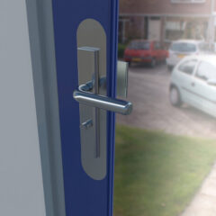 Secumax RVS anti-manipulatie plaat SKG 225 mm