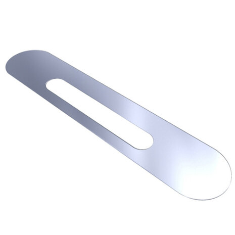 SecuMax rvs anti-manipulatie plaat SKG 240 mm - Afbeelding 2