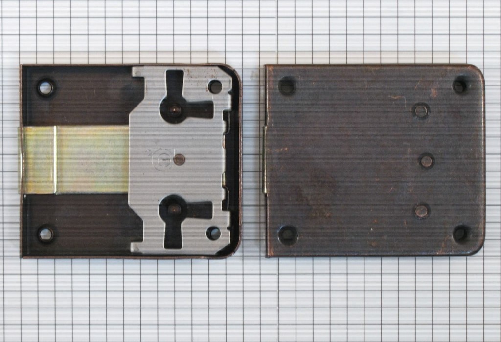 Opdekslot brons 45 mm - Afbeelding 3