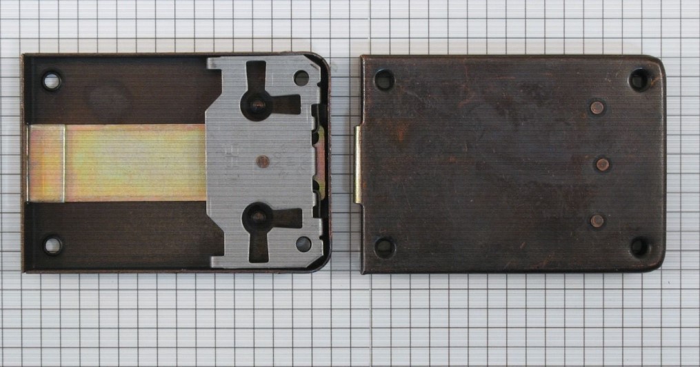 Opdekslot brons 60 mm - Afbeelding 3