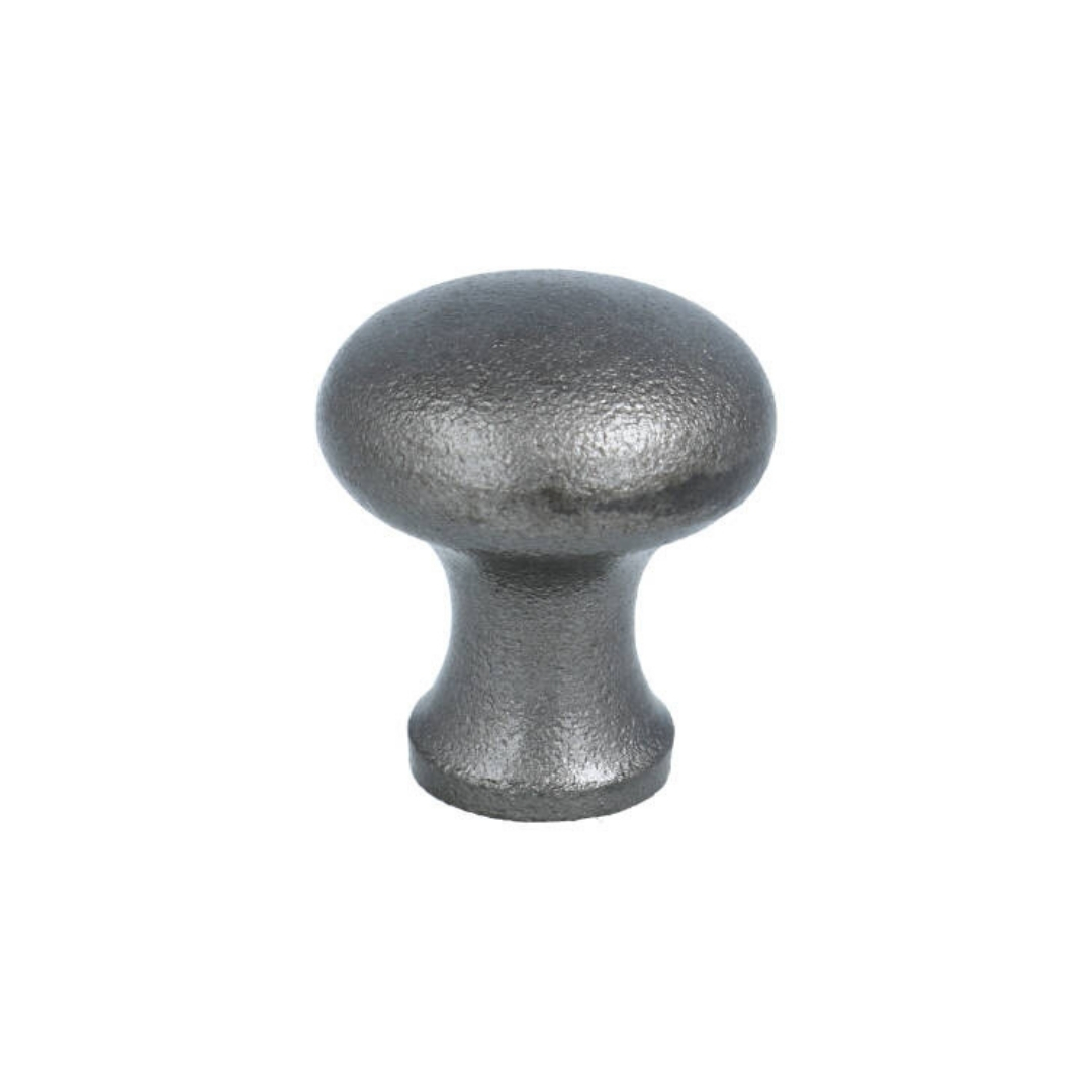 Knop rond IJzer Grijs 27 mm - Afbeelding 2