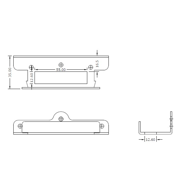 Poortslot Met Beslag zwart - Afbeelding 2
