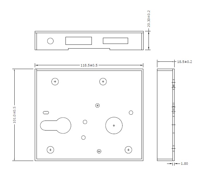 Poortslot Met Beslag zwart - Afbeelding 3