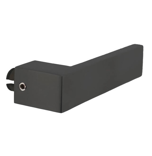 Intersteel deurklink Amsterdam rvsmat zwart