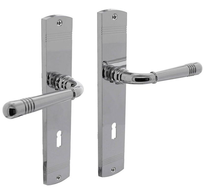 Intersteel deurklink Helena op langschild SL72 chroom