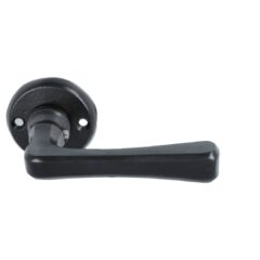 Set klinken Mitchell ijzer zwart inclusief rozetten