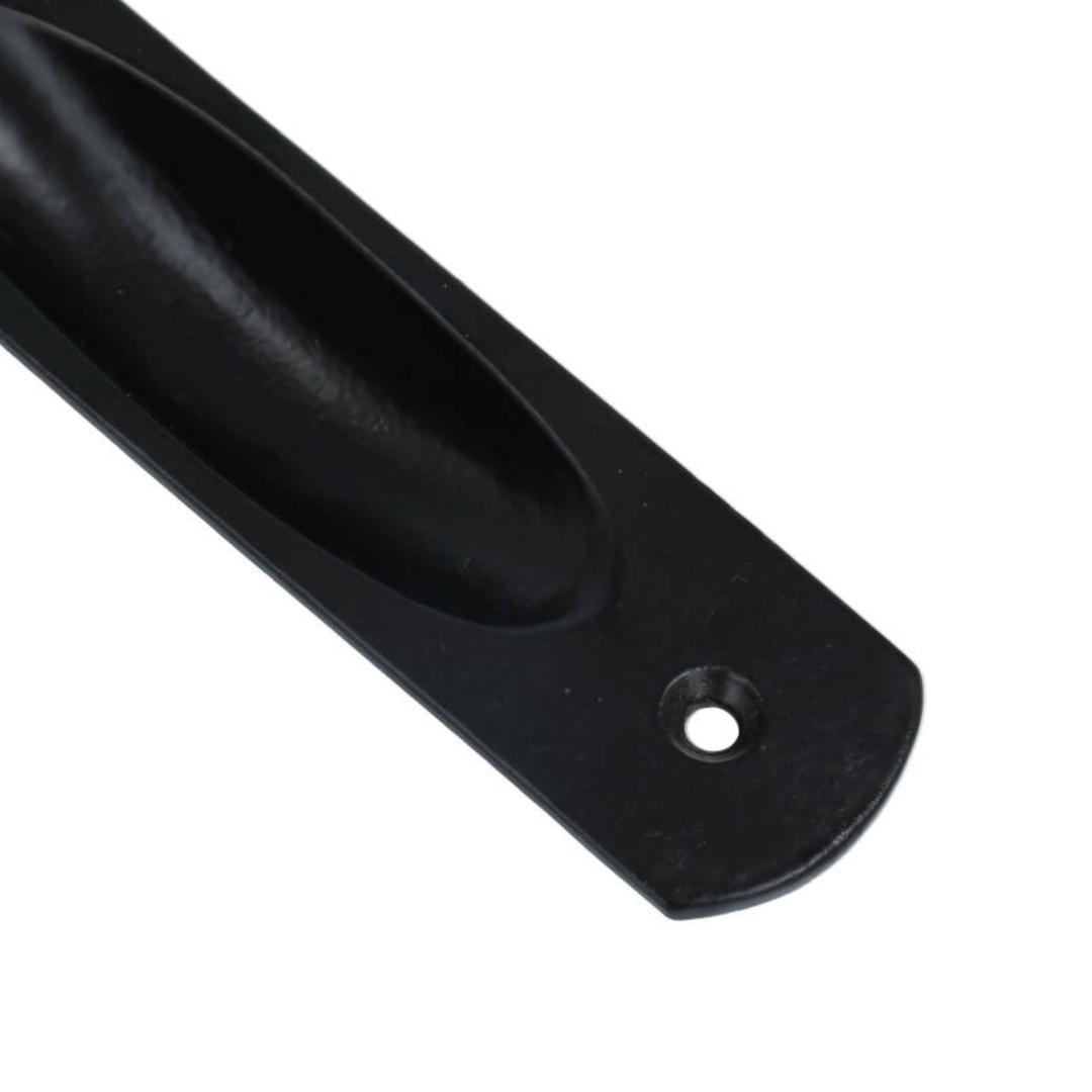 Schuifdeurgreep IJzer zwart 132 x 30 mm - Afbeelding 2