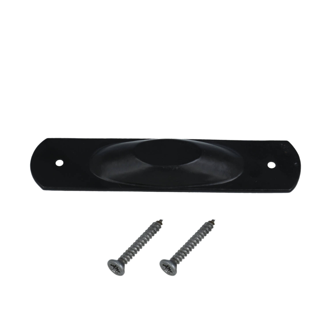 Schuifdeurgreep IJzer zwart 132 x 30 mm - Afbeelding 3