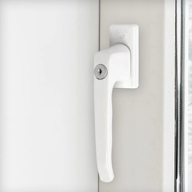 AXA draaikiepgarnituur SKG2 aluminium wit - Afbeelding 3