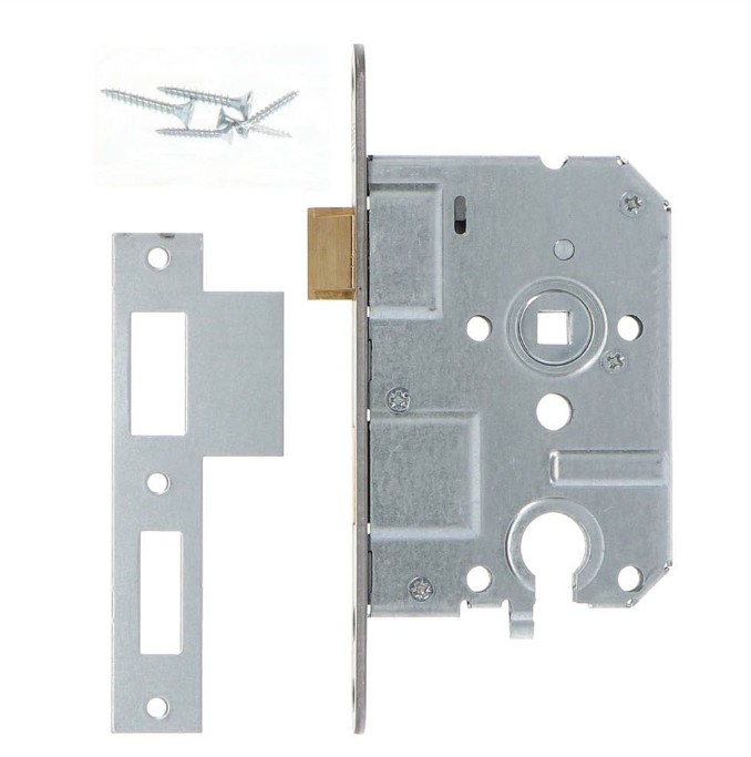 Nemef cilinder PC55 insteekslot 1269/17 met rvs voorplaat - Afbeelding 3