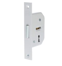 Nemef schuifdeurslot 605-40mm met witte voorplaat