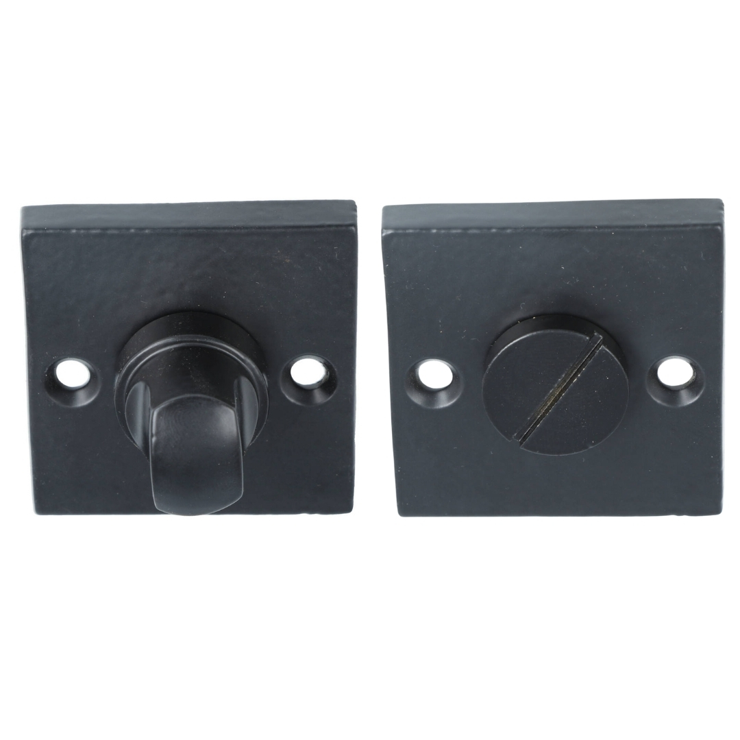 WC-sluiting 8 mm vierkant IJzer zwart