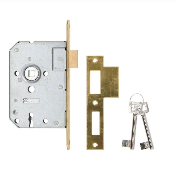 Nemef klavier SL56 insteekslot 1266/5 met messing voorplaat - Afbeelding 3