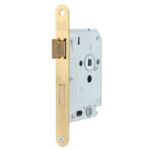 Nemef toilet-badkamer slot 12645 met messing voorplaat