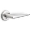 Deurklink BASICS LBXXIH op ronde rozet mat rvs