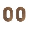 Nuda sleutelplaatjes 26×42 mm verouderd goud