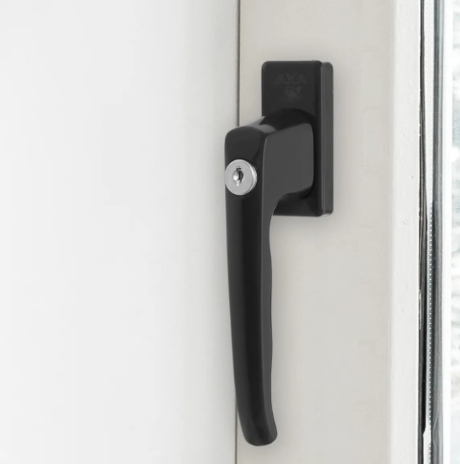 AXA draaikiepgarnituur SKG2 aluminium zwart - Afbeelding 3