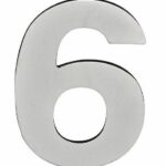 BASICS Huisnummer LBHN100-6 PVD mat rvs