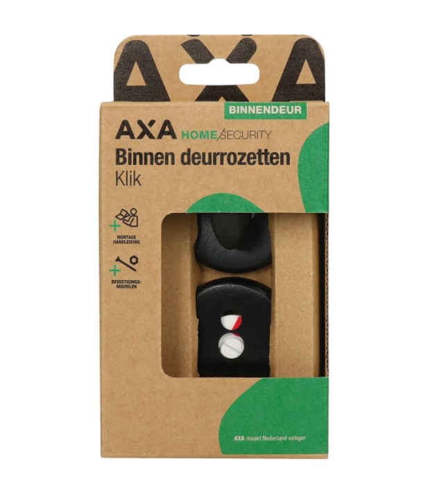 AXA rozet WC-sluiting aluminium zwart - Afbeelding 4