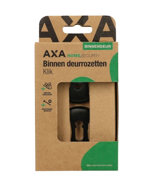 AXA rozet sleutelgat aluminium zwart - Afbeelding 4