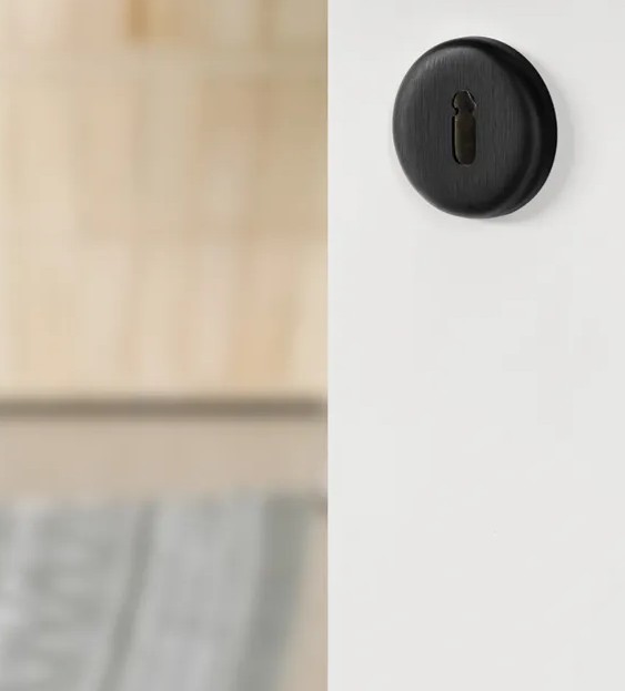 AXA rozet sleutelgat aluminium zwart - Afbeelding 3