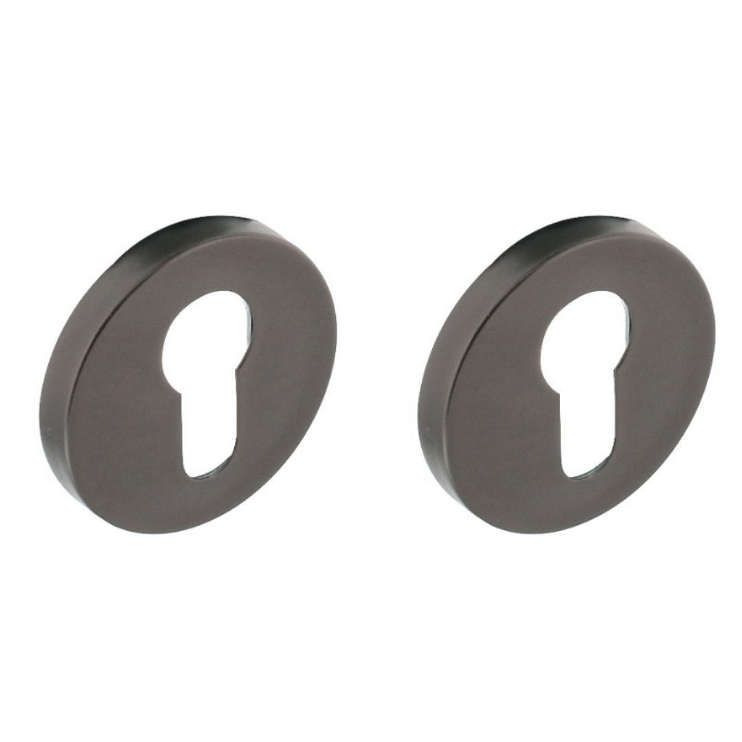 Intersteel PC-plaatjes verdekt met nokken ø53x8mm rvs antraciet grijs