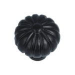 Knop 38 mm ijzer zwart