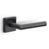 Deurklink BASICS LBII-19BSQR53 op geveerd rozet PVD gunmetal