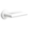Deurklink BASICS LBII-19 op ronde rozet wit