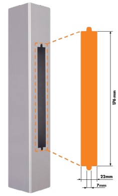LOCINOX cilinder insteekslot PC92 rvs - Afbeelding 3