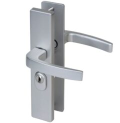 Nemef veiligheidsbeslag PC55 langschild krukkruk 3417-II met kerntrek beveiliging SKG3 aluminium F1