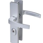 Nemef veiligheidsbeslag PC72 langschild krukkruk 3417-II met kerntrek beveiliging SKG3 aluminium F1