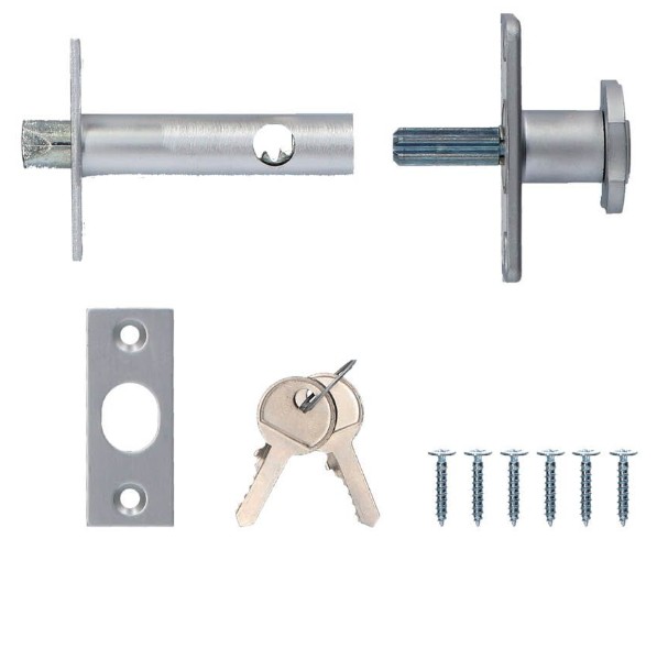 Nemef insteekgrendel afsluitbaar 2602/4-50 mm aluminium F1 - Afbeelding 3