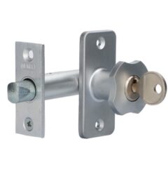 Nemef insteekgrendel afsluitbaar 26024-50 mm aluminium F1