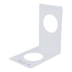 Boekensteun hoek 120x130 mm wit gelakt