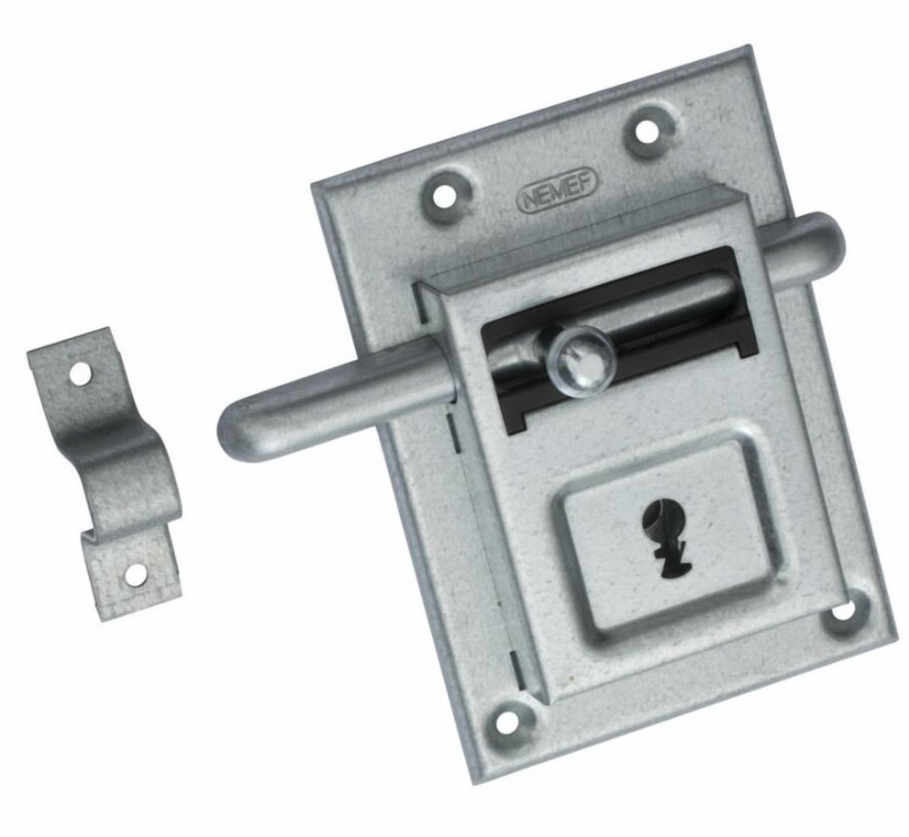 Nemef opleg grendelslot 9812 staal verzinkt