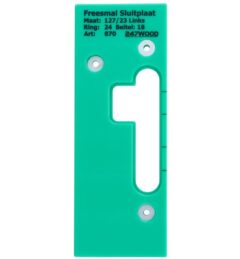 247WOOD Freesmal sluitplaat 127x23 links