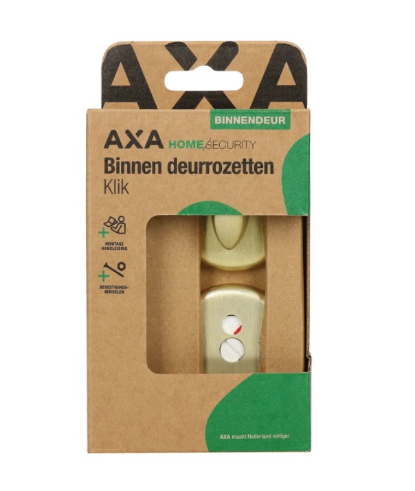 AXA rozet WC-sluiting aluminium goud - Afbeelding 4