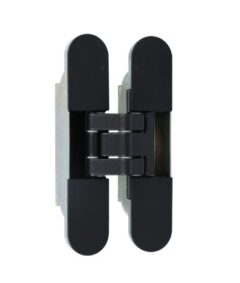 Onzichtbare scharnier 3D verstelbaar 120x24mm zwart
