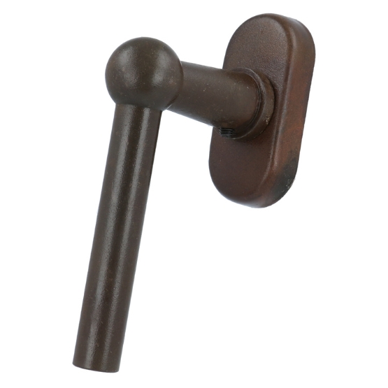 Raamkruk L draai kiep, ijzer geroest