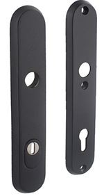 SKG3 Veiligheidsbeslag PC92 Met kerntrekbeveiliging RVS/Mat Zwart