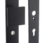 SKG3 Veiligheidsbeslag rechthoekig greep/kruk 72 RVS/Mat Zwart