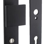 SKG3 Veiligheidsbeslag rechthoekig greep/kruk PC92 RVS/Mat Zwart