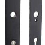 SKG3 Veiligheidsbeslag rechthoekig PC92 Met kerntrekbeveiliging RVS/Mat Zwart