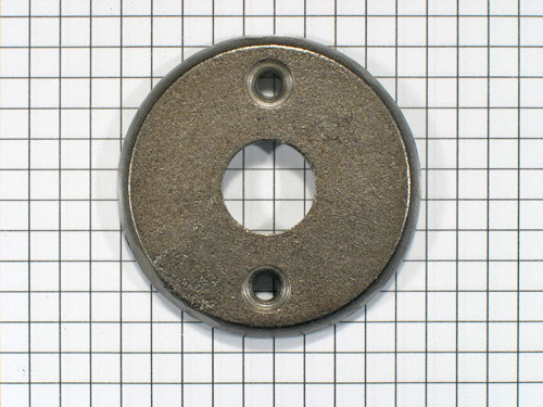 Rozet ijzer blank