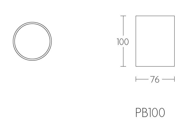 Tandenborstelhouder PIET BOON PB100 mat rvs - Afbeelding 2